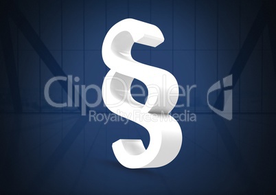 Section symbol and dark background Section symbol and dark background