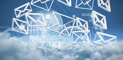 Composite image of multiple message symbols