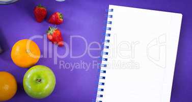 Composite image of little notepad