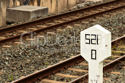 Railway signal.