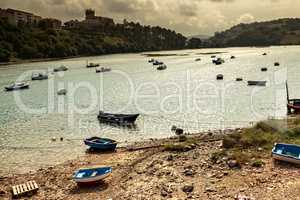 Landscape boats.