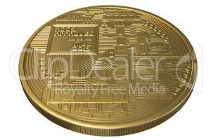 Bitcoin coin gold crypto currency