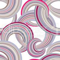 Abstract geometric seamless pattern. Bubble ornamental backgroun