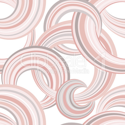 Abstract geometric seamless pattern. Bubble ornamental backgroun
