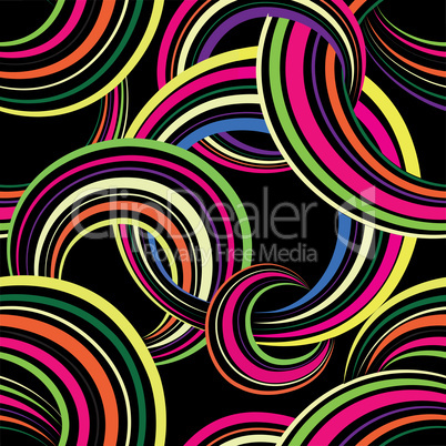 Abstract geometric seamless pattern. Bubble  background. Circles