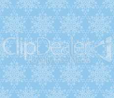 Snow seamless pattern. Winter Holiday Snowflakes lacy tile ornam