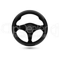 Car steering wheel. Auto mechanic icon