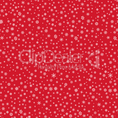 Snow winter holiday background. Snowfall seamless pattern