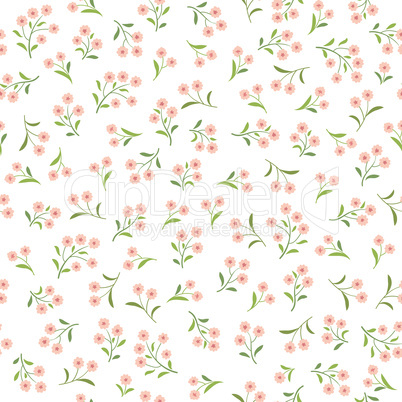 Floral pattern. Flower seamless background.