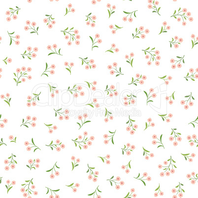 Floral pattern. Flower seamless background.