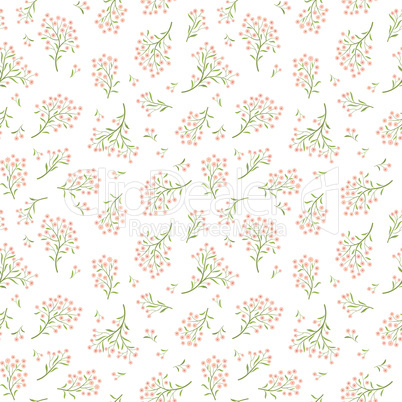 Floral pattern. Flower seamless background.