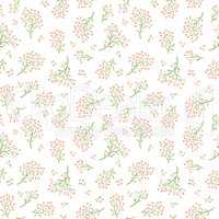 Floral pattern. Flower seamless background.