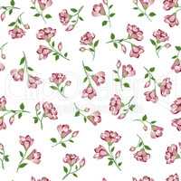 Floral  pattern. Flower seamless background. Flourish ornamental
