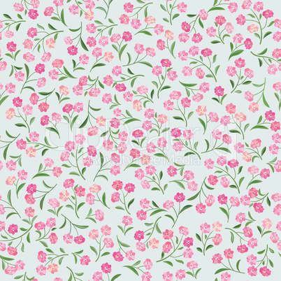 Floral  pattern. Flower seamless background. Flourish ornamental