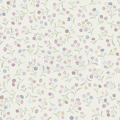 Floral  pattern. Flower seamless background. Flourish ornamental