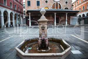 Beautiful photo square of Venice , Italy .