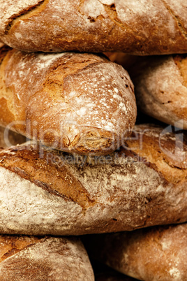 Rustic bread.