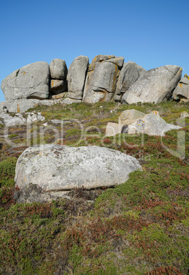 Küstenlandschaft bei O Grove, Galicien, Spanien