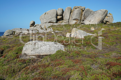 Küstenlandschaft bei O Grove, Galicien, Spanien