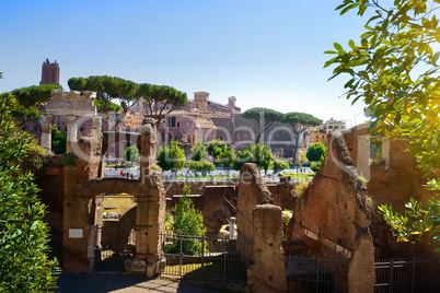 Roman forum, Italy