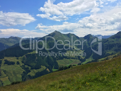 Österreichisches alpenpanorama