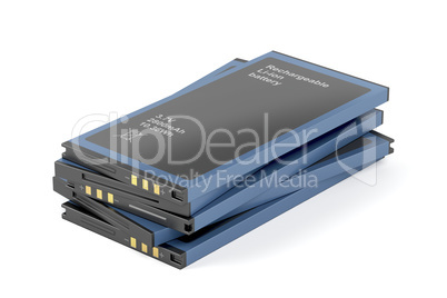 Group of rechargeable Li-ion batteries