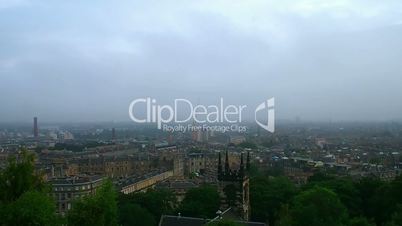 Edinburgh under the fog, Scotland