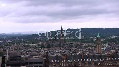 View of the city of Edinburgh