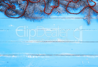 blue wooden background of parallel boards
