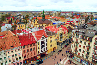 Ivano-Frankivsk from a bird's eye view