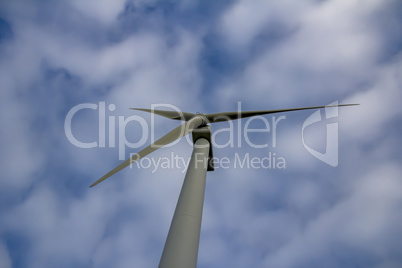 Wind turbine from below