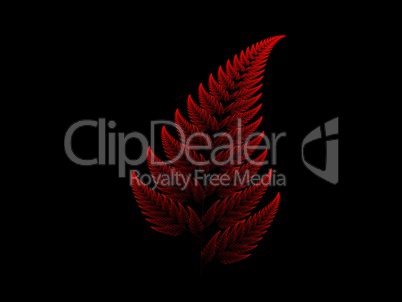 Red fractal background Red fractal background