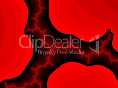 Red fractal background