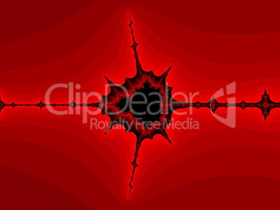 Red fractal background