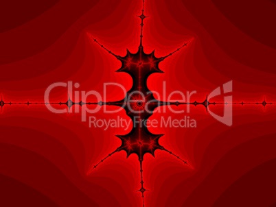 Red fractal background