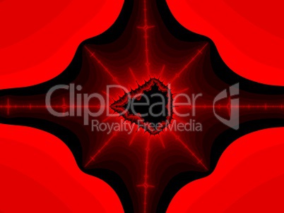 Red fractal background