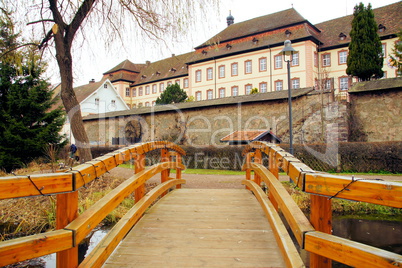 Holzbrücke in Sankt Peter