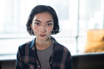 Portrait of confident female executive