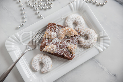 Weihnachtliche Schokoladen Brownies