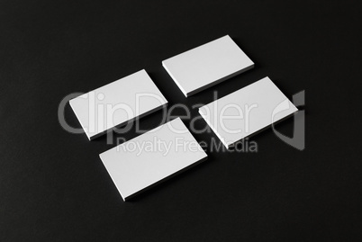 Blank business cards