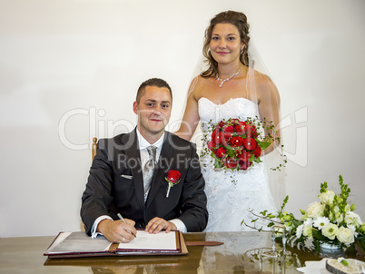 bride and groom