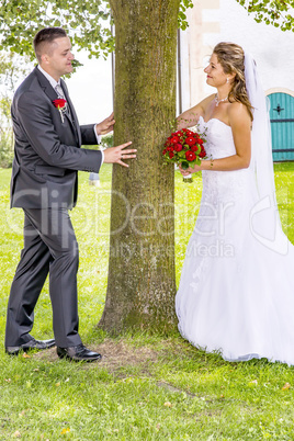 bride and groom