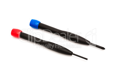 two black screwdriver