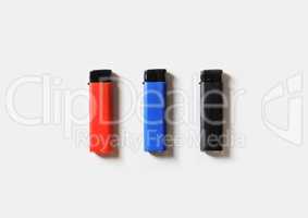 Plastic gas lighters