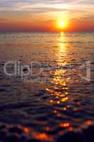 sunset at sea, sunrise on the Baltic sea, the Baltic sea, the su