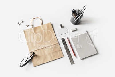 Blank stationery set