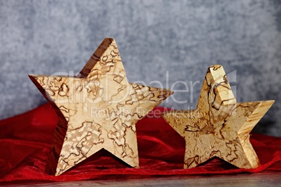 dekorative Sterne aus Holz