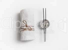 Towel and incense