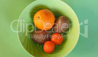fruits in plastic bowl