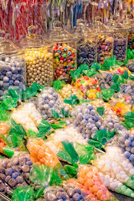 colorful and fresh sweets